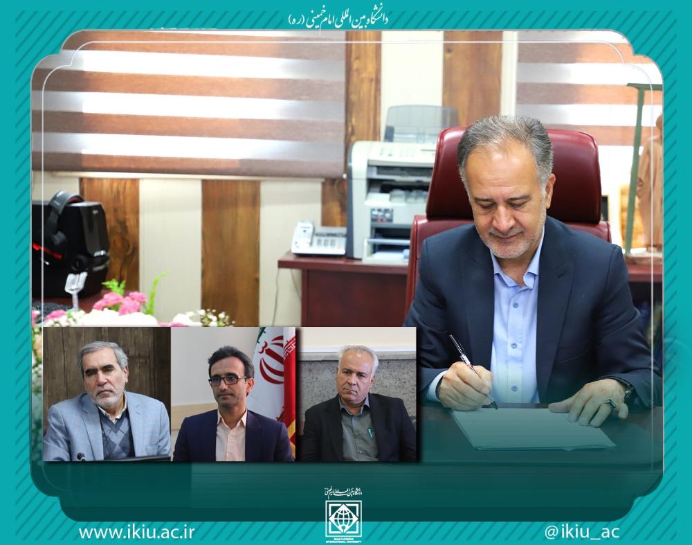 انتصاب سرپرستان معاونت آموزشی و تحصیلات تکمیلی، معاونت پژوهشی و فناوری و پژوهشکده آینده پژوهی دانشگاه 